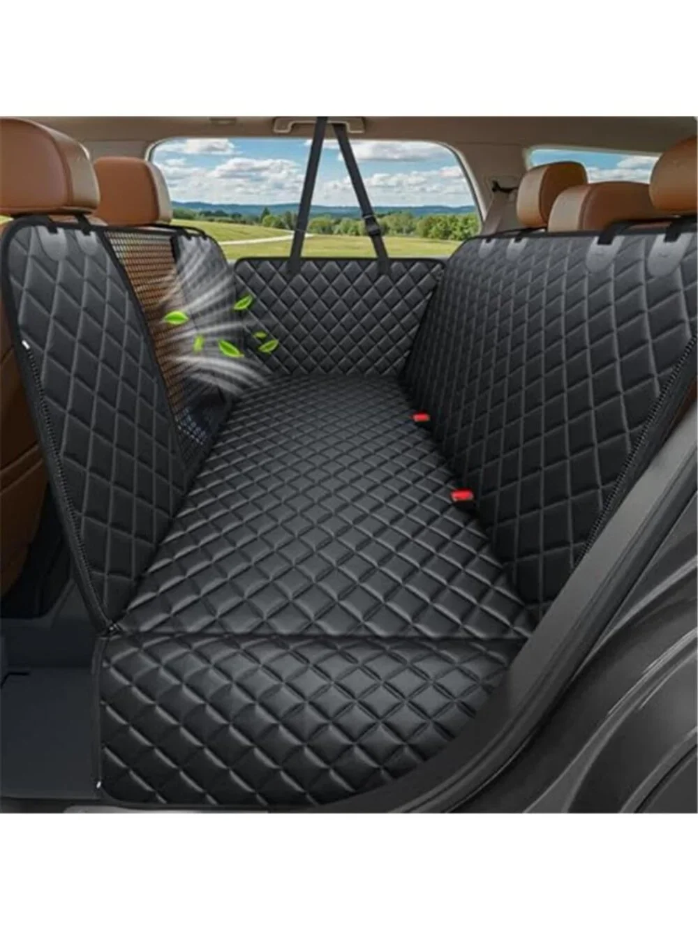 4 in 1 Dog Car Seat Cover for Back Seat, Waterproof Hammock
